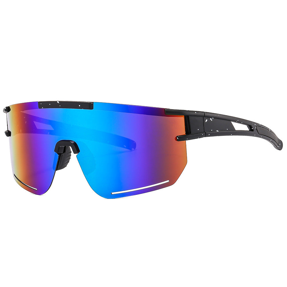 Wholesale Sports One-Piece Large Frame PC Sunglasses
